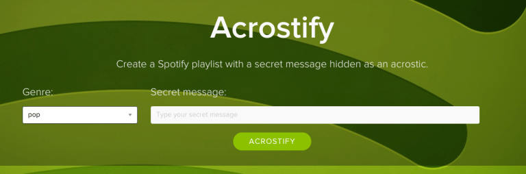 Acrostify