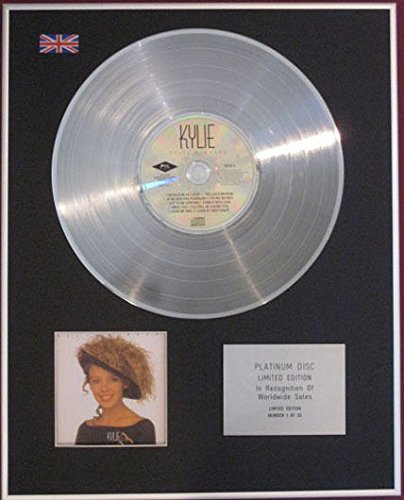 kylie minogue platinum disc