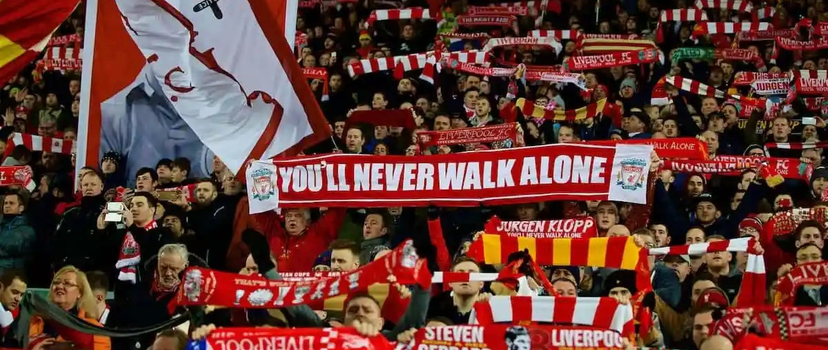 the crowd you'll never walk alone
