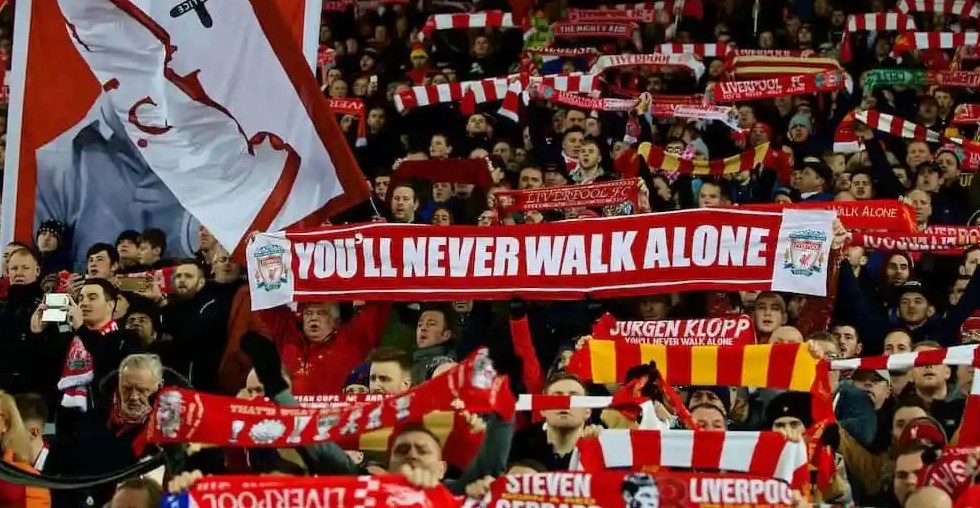 the crowd you'll never walk alone